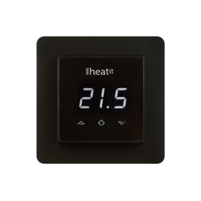 Heatit Z-Wave fali termosztát (fekete)