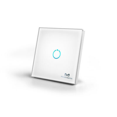 MCO Home Touch Panel fali kapcsoló 1 érintőgombbal (fehér) 